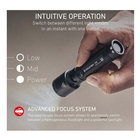 Image of Ledlenser P5R Rechargeable LED Torch - 750lm - Black