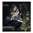 Image of Ledlenser P7R Rechargeable LED Torch - 2000lm - Black