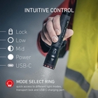 Image of Ledlenser P7R Rechargeable LED Torch - 2000lm - Black