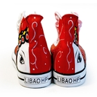 Image of Libao HP Hand Painted Mid-Upper Baseball Boots