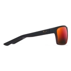 Image of Maui Jim Alenuihaha Polarised Sunglasses - Burgundy Stripe/Hawaii Lava