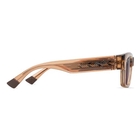 Image of Maui Jim Kenui Sunglasses - Shiny Trans Light Tan Frame/Maui Rose Lens