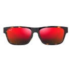 Image of Maui Jim Keola Polarised Sunglasses - Shiny Dark Havana/Hawaii Lava