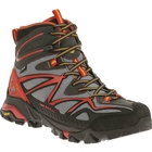 Image of Merrell Capra Mid Sport GTX Walking Boots (Men's) - Light Grey / Red