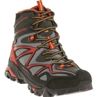 Image of Merrell Capra Mid Sport GTX Walking Boots (Men's) - Light Grey / Red