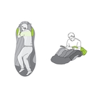 Image of Nemo Nocturne 30 Reg Sleeping Bag - Aluminium Clover