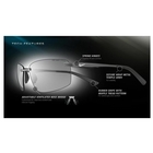 Image of Nike Avid Rimless Men's Sunglasses - Gunmetal / Grey Max Polarised