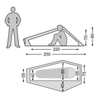 Image of Nordisk Lofoten 1 ULW Tent - Forest Green