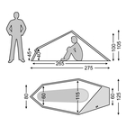 Image of Nordisk Svalbard 1 SI Tent - Forest Green