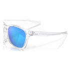 Image of Oakley Objector Prizm Sunglasses - Polished Clear Frame / Prizm Sapphire Lens