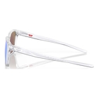 Image of Oakley Objector Prizm Sunglasses - Polished Clear Frame / Prizm Sapphire Lens
