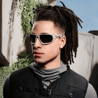Image of Oakley Lateralis Polarized Sunglasses - Matte Sand Frame / Tungsten Iridium Polarized Lenses