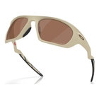 Image of Oakley Lateralis Polarized Sunglasses - Matte Sand Frame / Tungsten Iridium Polarized Lenses