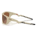 Image of Oakley Lateralis Polarized Sunglasses - Matte Sand Frame / Tungsten Iridium Polarized Lenses
