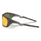 Image of Oakley Lateralis Prizm Sunglasses - Matte Olive Ink Frame / Prizm Ruby Lens
