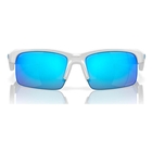 Image of Oakley Capacitor Youth Sunglasses - Polished White Frame / Prizm Sapphire Lens