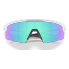 Image of Oakley Sphaera Strike Sunglasses - Matte White Frame / Prizm Sapphire Lens