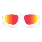 Image of Oakley Neoforma Sunglasses - Matte Clear Frame / Prizm Ruby Lens