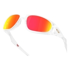 Image of Oakley Neoforma Sunglasses - Matte Clear Frame / Prizm Ruby Lens