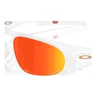 Image of Oakley Neoforma Sunglasses - Matte Clear Frame / Prizm Ruby Lens