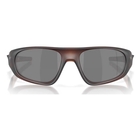 Image of Oakley Neoforma Polarized Sunglasses - Matte Rootbeer Frame / Prizm Black Polarized Lens