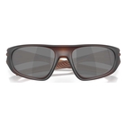 Image of Oakley Neoforma Polarized Sunglasses - Matte Rootbeer Frame / Prizm Black Polarized Lens