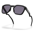Image of Oakley Hestn SQ Sunglasses - Matte Black Frame / Prizm Grey Lens