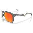 Image of Oakley Hestn SQ Sunglasses - Matte Grey Smoke Frame / Prizm Ruby Lens
