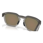 Image of Oakley Hestn SQ Sunglasses - Matte Grey Smoke Frame / Prizm Ruby Lens