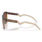 Image of Oakley Hestn SQ Sunglasses - Matte Rootbeer Frame / Prizm Tungsten Lens