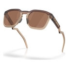 Image of Oakley Hestn SQ Sunglasses - Matte Rootbeer Frame / Prizm Tungsten Lens