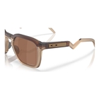 Image of Oakley Hestn SQ Sunglasses - Matte Rootbeer Frame / Prizm Tungsten Lens