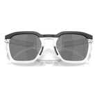 Image of Oakley Hestn SQ Polarized Sunglasses - Matte Black Frame / Prizm Black Polarized Lens