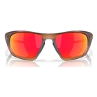 Image of Oakley Lateralis Prizm Sunglasses - Matte Dark Amber Frame / Prizm Ruby Lenses