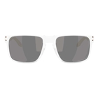 Image of Oakley Holbrook Prizm Polarized Sunglasses - Matte Clear Frame / Prizm Black Polarized Lens