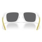 Image of Oakley Holbrook Prizm Polarized Sunglasses - Matte Clear Frame / Prizm Black Polarized Lens