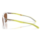 Image of Oakley Thurso Prizm Polarized Sunglasses - Matte Clear Frame / Prizm Tungsten Polarized Lens