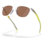 Image of Oakley Thurso Prizm Polarized Sunglasses - Matte Clear Frame / Prizm Tungsten Polarized Lens