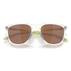 Image of Oakley Thurso Prizm Polarized Sunglasses - Matte Clear Frame / Prizm Tungsten Polarized Lens