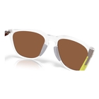 Image of Oakley Thurso Prizm Polarized Sunglasses - Matte Clear Frame / Prizm Tungsten Polarized Lens