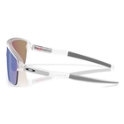 Image of Oakley Corridor Sq Sunglasses - Matte Clear Frame / Prizm Sapphire Lens