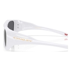 Image of Oakley Chaminade Sunglasses - Polished White Frame / Prizm Black Lens