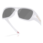 Image of Oakley Chaminade Sunglasses - Polished White Frame / Prizm Black Lens
