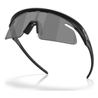 Image of Oakley RSLV Lite Sunglasses - Matte Black Frame / Prizm Black Lens