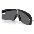 Image of Oakley RSLV Lite Sunglasses - Matte Black Frame / Prizm Black Lens