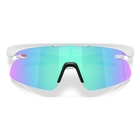 Image of Oakley RSLV Lite Sunglasses - Matte White Frame / Prizm Sapphire Lens