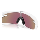 Image of Oakley RSLV Lite Sunglasses - Matte White Frame / Prizm Sapphire Lens