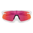 Image of Oakley RSLV Lite Sunglasses - Matte White Frame / Prizm Field Lens