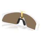 Image of Oakley RSLV 141 Sunglasses - Matte White Frame / Prizm 24K Lens