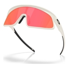 Image of Oakley RSLV 141 Sunglasses - Matte Mist Frame (Muted Metallic Paloma) / Prizm Trail Torch Lens